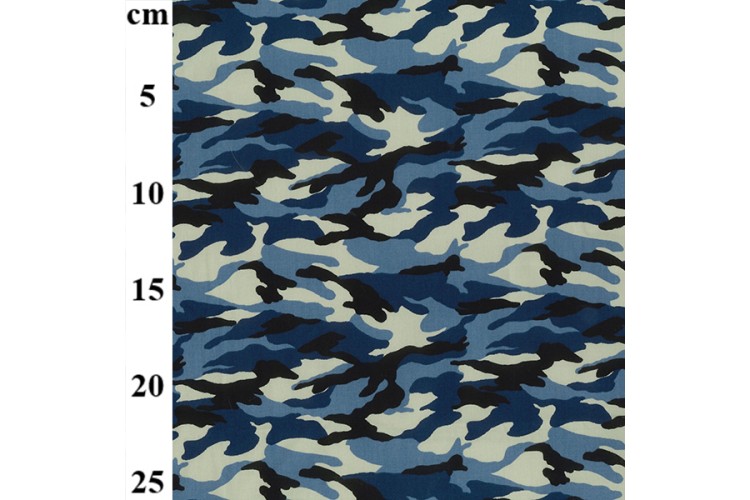 Urban Camo Cotton Poplin