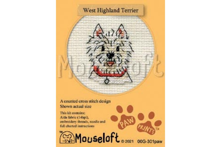 West Highland Terrier Paw Prints Kit