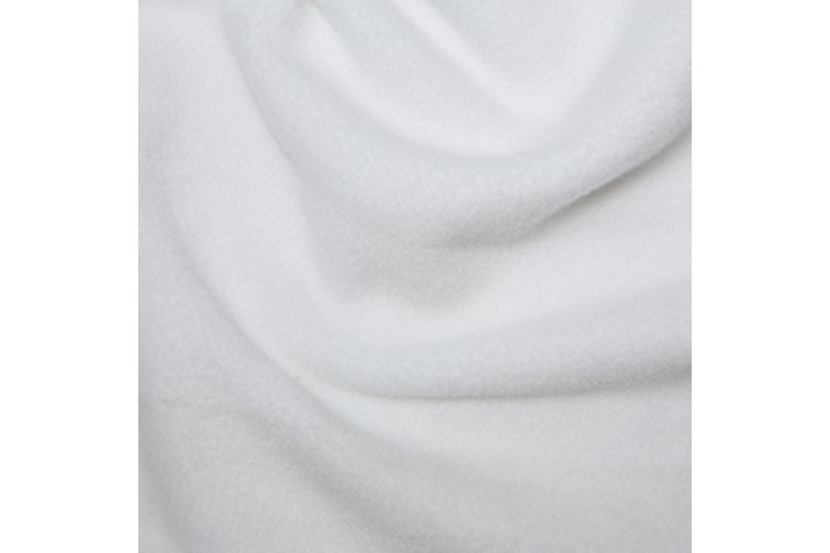 White Anti Pil Fleece