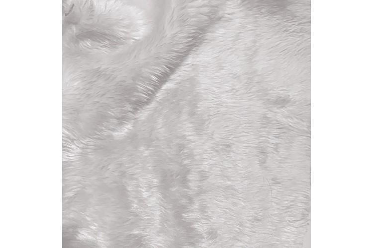 White Fur 2cm Pile