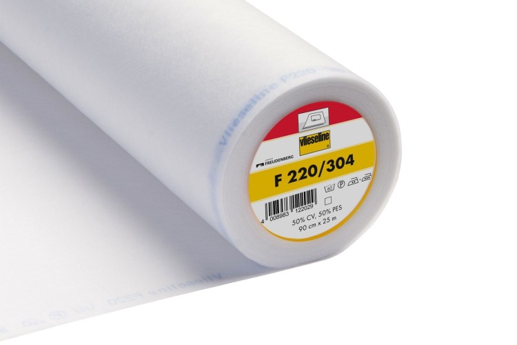 White Iron On Interfacing Medium Weight