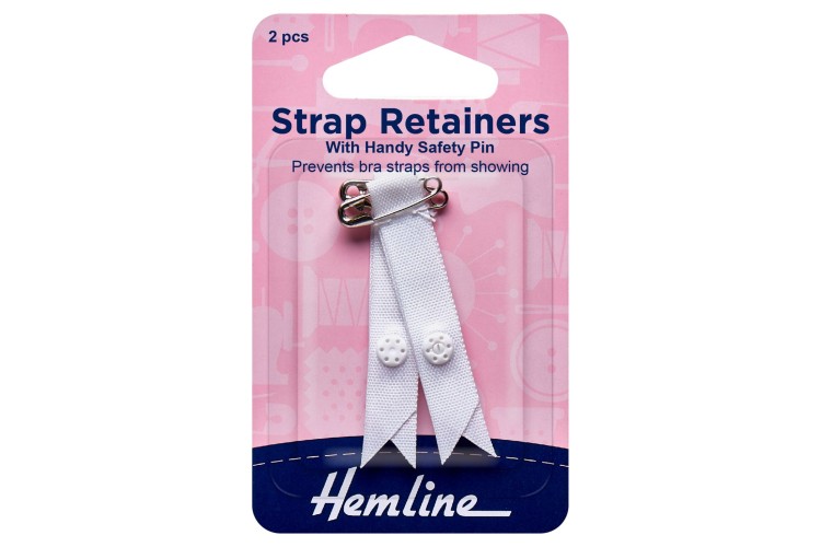 White Shoulder Strap Retainer