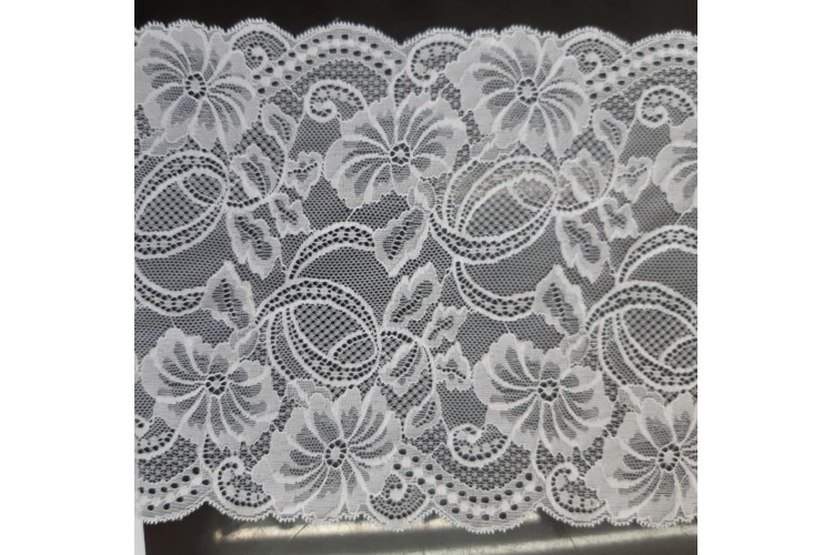 Wide Lace White 7.25