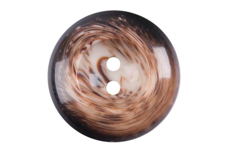 Wood Effect Button 25mm