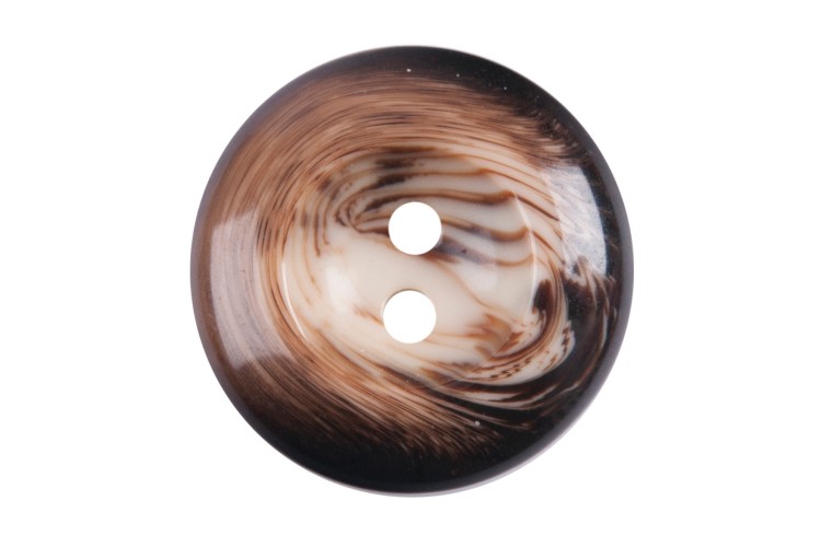 Wood Effect Button 22.5mm