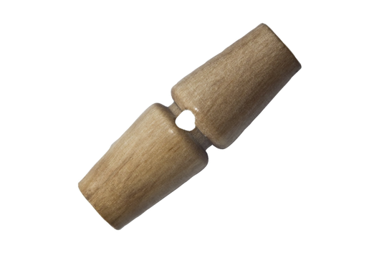 Wooden Toggle 25mm Natural (W10-25)