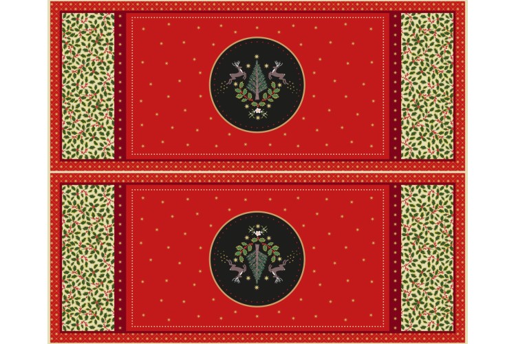 Yuletide Table Runner Panel